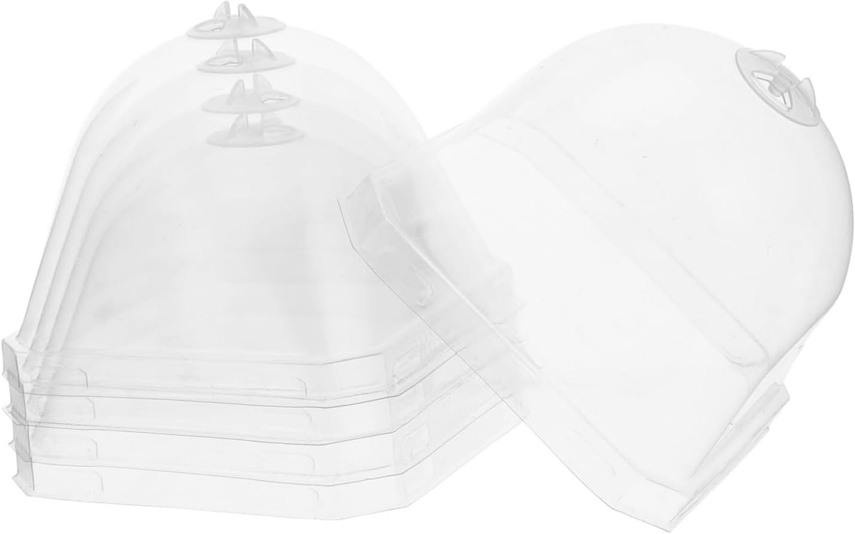 Beschermhoes voor bloempotten - Plastic cloches voor buitenplanten, mini-kas en glazen containers, ideaal voor tuinieren en plantenzorg