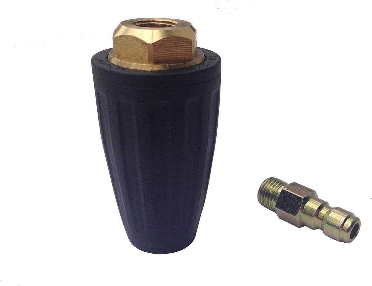 Hogedrukreiniger slijptool 220 bar - M12 × 1.5 nozzle - turbo nozzle - ideaal voor hardnekkig vuil - ShopVlot