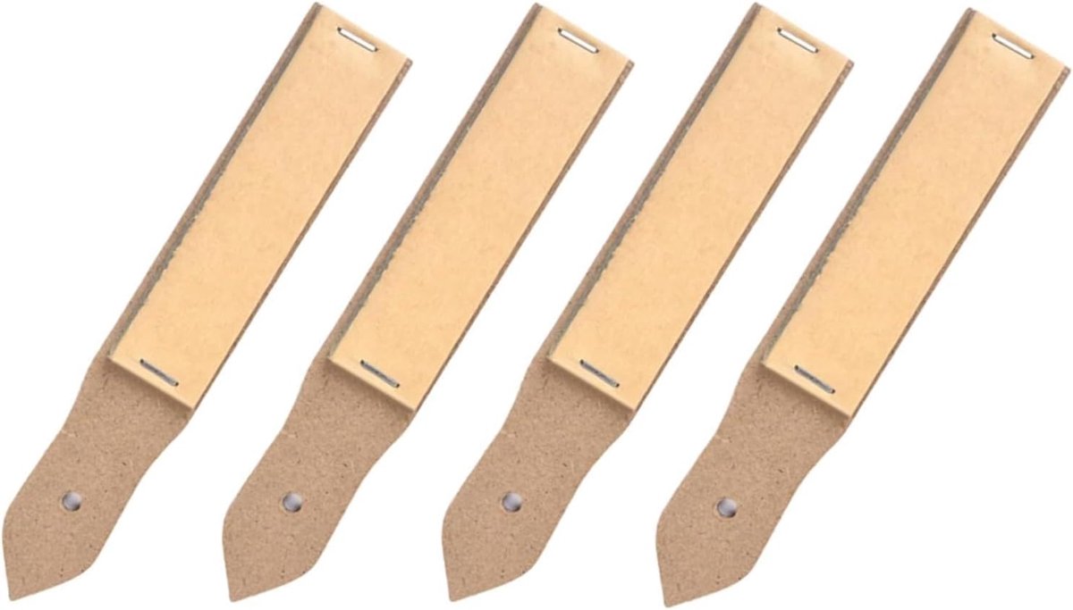 Schuurpapier puntenslijper set - 4 stuks - glaspapier - professioneel slijpen voor kunstenaars - ShopVlot