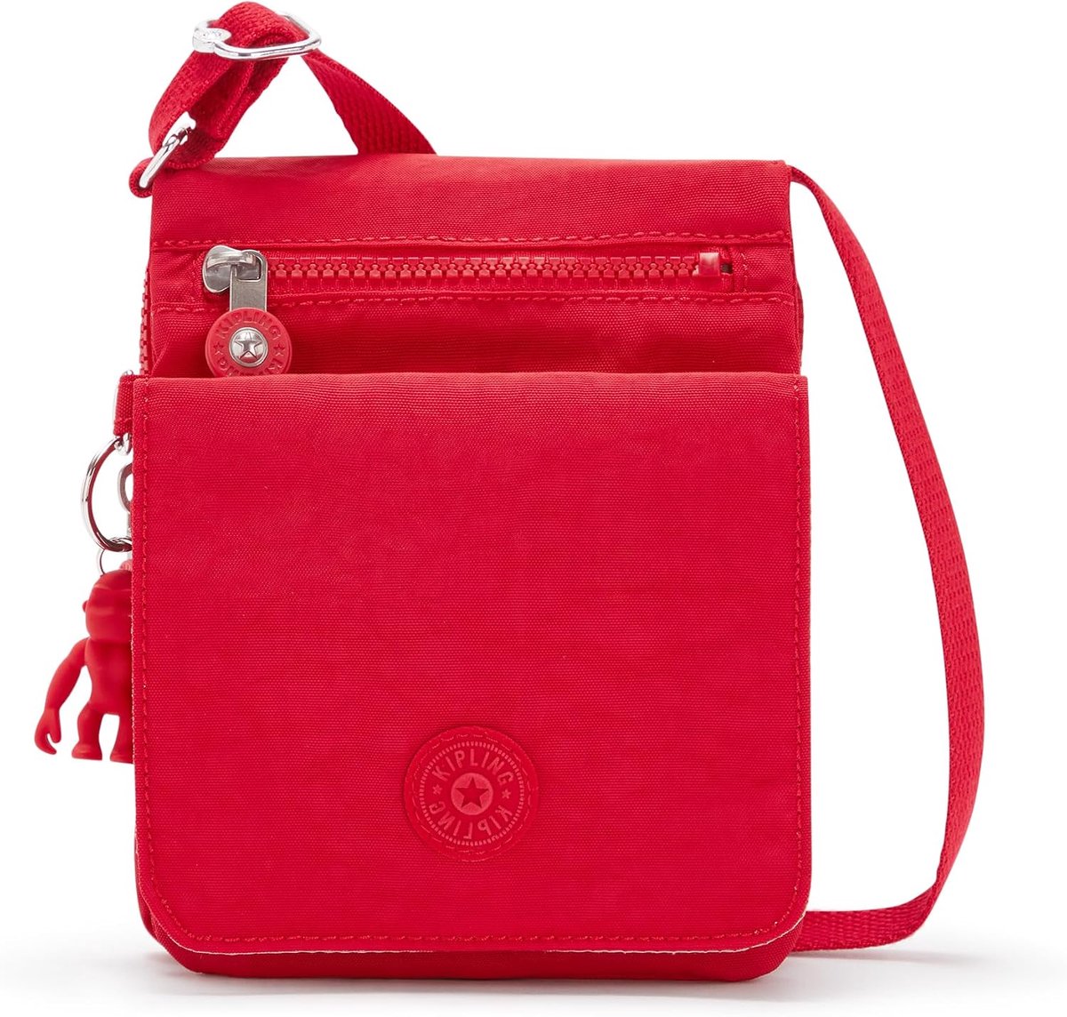 Schoudertas klein - Rood - Sportief design - Ideaal voor dagelijks gebruik - ShopVlot