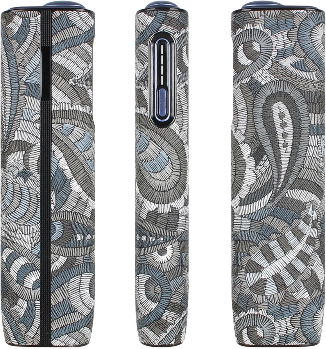 Beschermhoes IQOS ILUMA i ONE - premium pvc leer - paisley ontwerp - stootvast en krasbestendig - ShopVlot