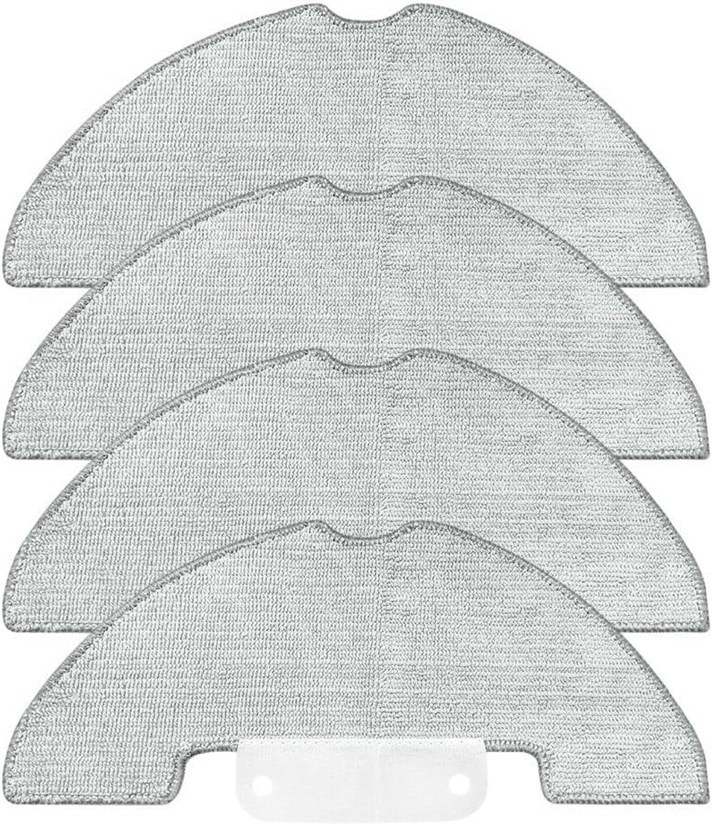 Microvezelpads voor Airzeen Q10 Pro - wasbare dweilpads - 4 stuks - voor optimale reiniging - ShopVlot