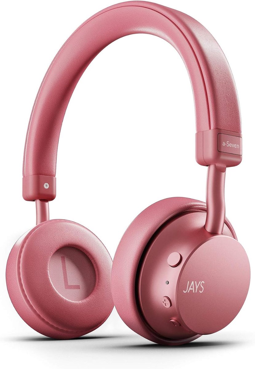 Draadloze hoofdtelefoon - over ear - rosegoud - 25 uur speeltijd met aanraakbediening - ShopVlot