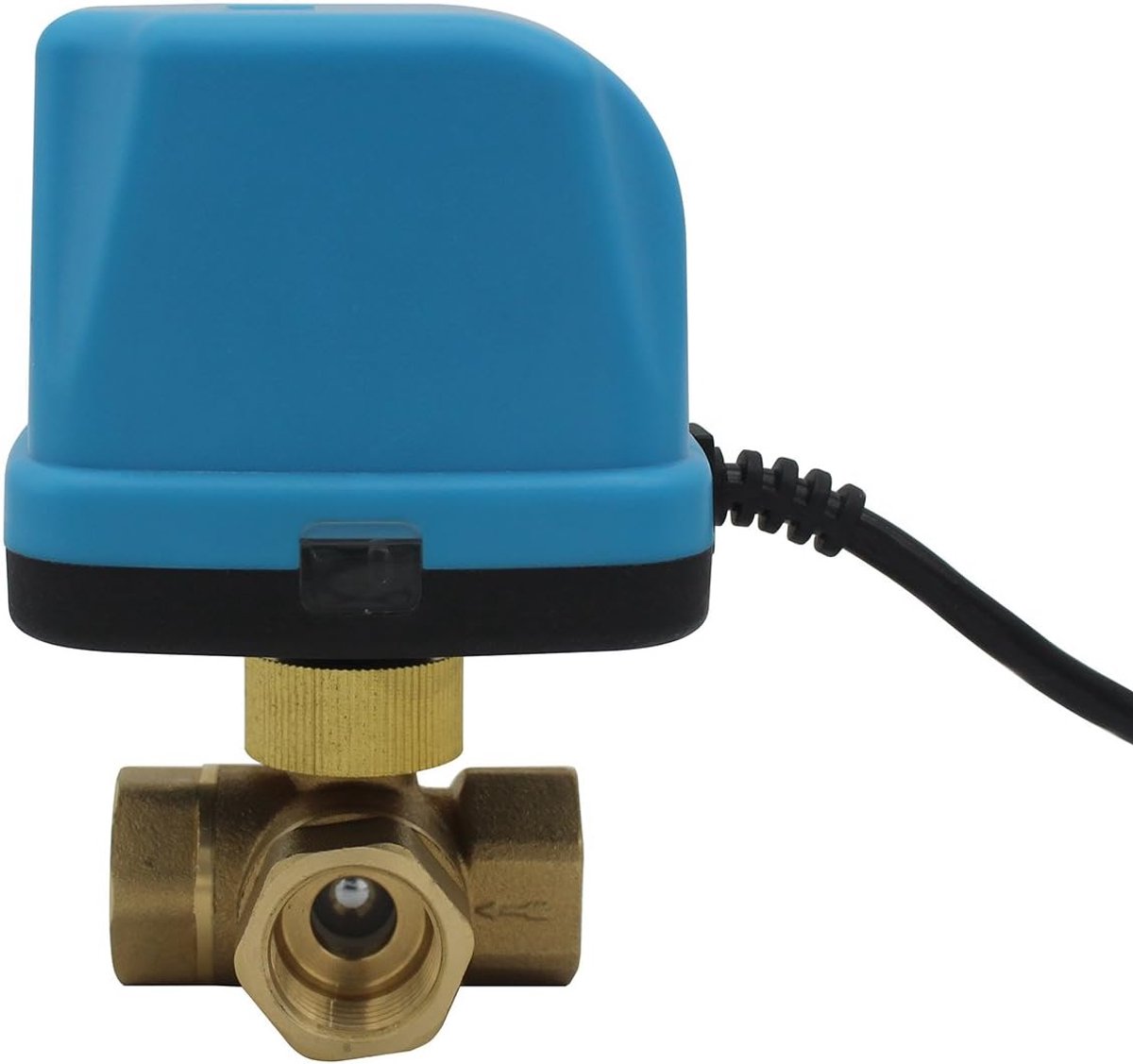 Elektrische klep 3 weg DC 12V - 1/2 inch - Motorbal klep - Voor automatische regeling - ShopVlot