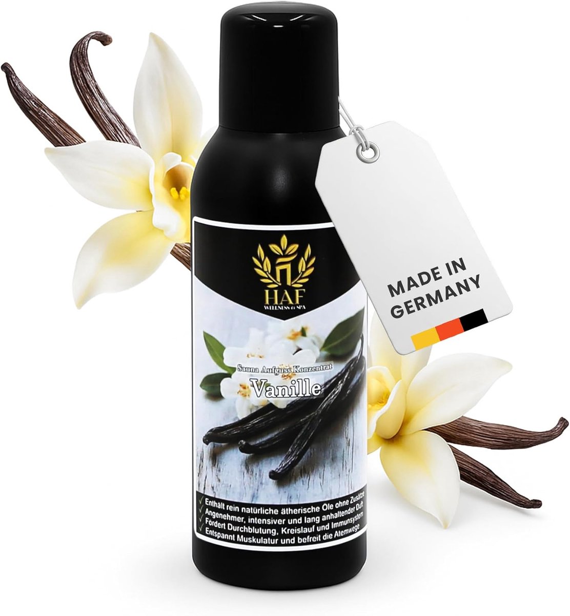 Sauna infusion concentraat 100 ml - vanille - natuurlijke essentiële oliën - langdurige geurervaring - ShopVlot
