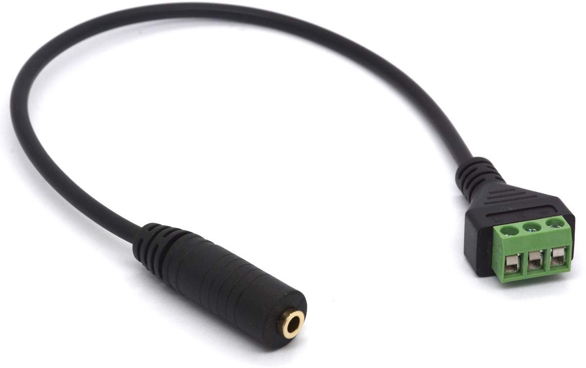 Solderless hoofdtelefoon terminal 3,5mm - vrouwelijke connector - schroef/solderloos - audio-uitbreiding - ShopVlot