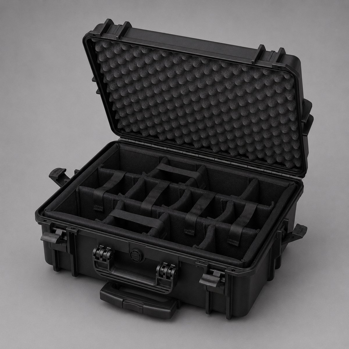 ZENITH Cases ZC5050PD – Hardcase met inlay – padded dividers – Zwart
