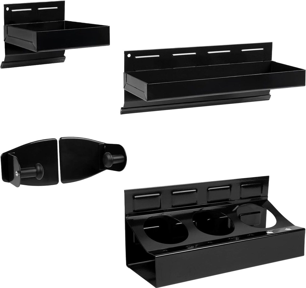 magnetische gereedschapskissenset 4 stuks - spuitbushouder - handdoekhouder - houdt je werkplek georganiseerd - SnelShoppen