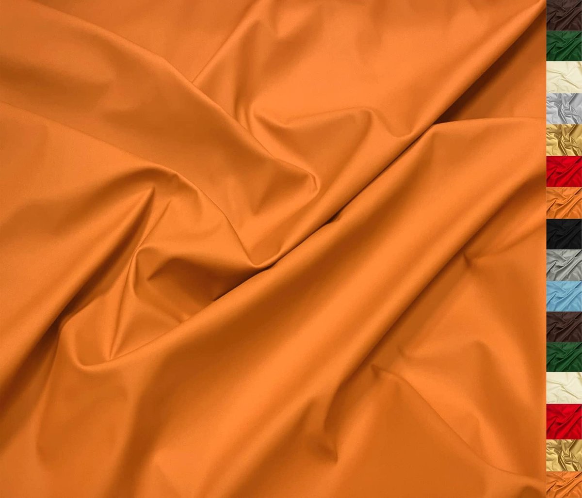 Stof spandex stretch glad mat mat kunstleer vinyl materiaal 140 cm 55 inch breed 230 g/m² enkele manier stretch verkocht per meter - 1 meter 100 cm x 140 cm bruin