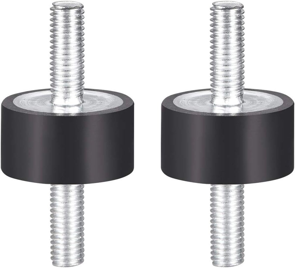 sourcing map 2 stk. 30 x 15 mm rubberen lagers trillingsdemper schokdemper met M8 x 23 mm bouten