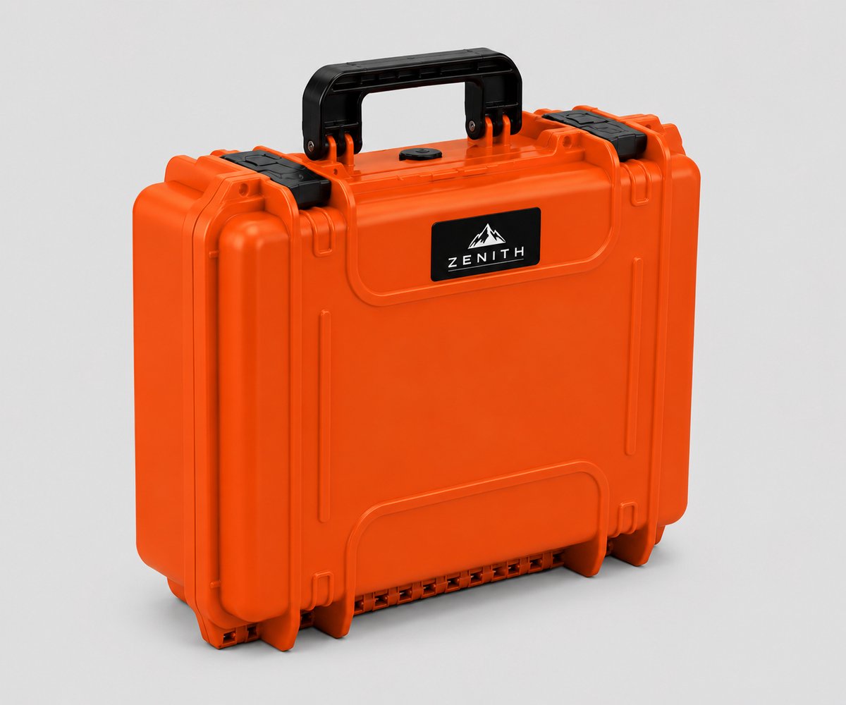 ZENITH Cases ZC4300PD-OR – Hardcase met inlay – padded dividers – Oranje
