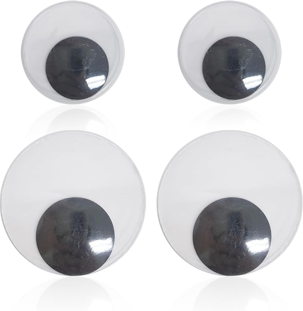 Ogen van kunststof, zelfklevende doe-het-zelf-ogen, ambachtelijke oogstickers, creatieve en interessante decoraties, doe-het-zelf-accessoires, kunnen voor deuren