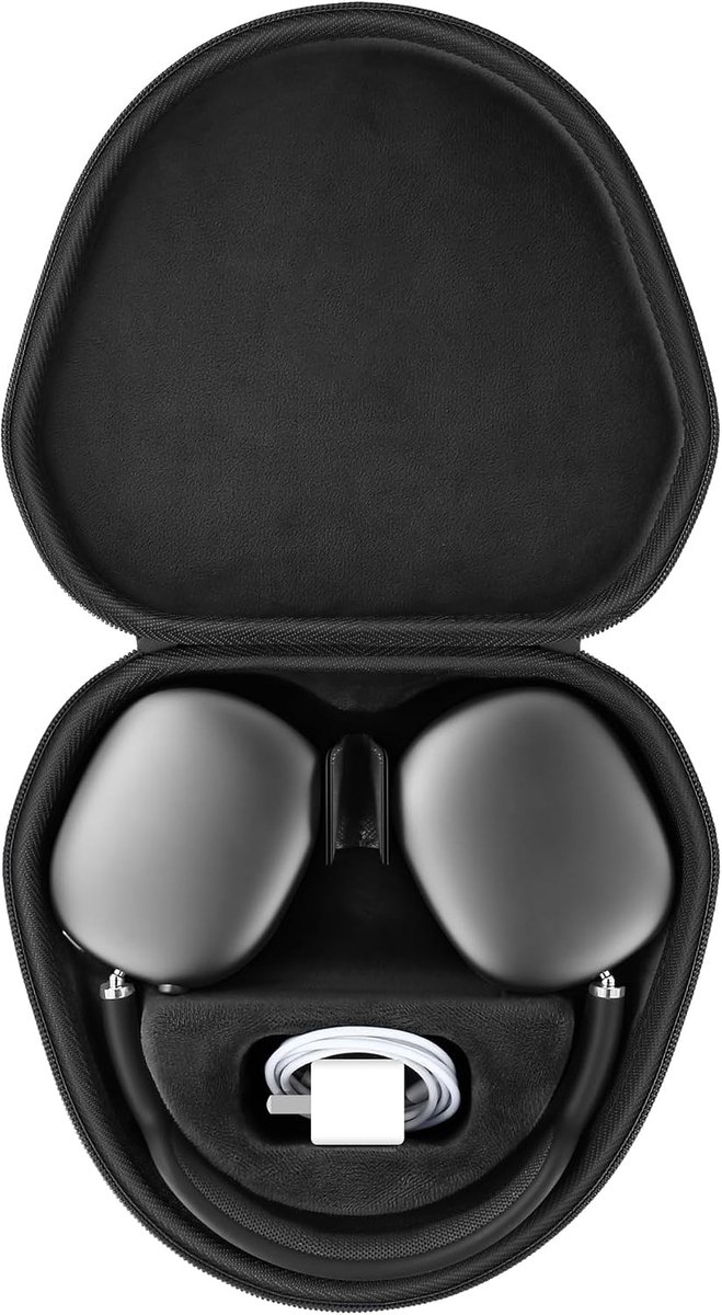 Co2CREA Draagtas, compatibel met Apple AirPods Max-hoofdtelefoon, schakelt de hoofdtelefoon direct in de slaapmodus, verbeterde smart case voor hoofdtelefoon (alleen tas)