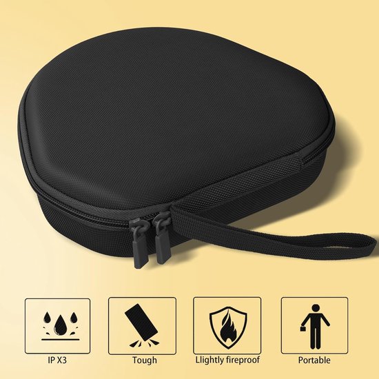 Co2CREA Draagtas, compatibel met Apple AirPods Max-hoofdtelefoon, schakelt de hoofdtelefoon direct in de slaapmodus, verbeterde smart case voor hoofdtelefoon (alleen tas) van Co2CREA — afbeelding 2