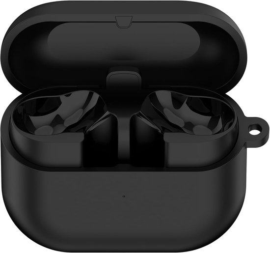 Oordopjes oplaadcase compatibel met Samsung Galaxy Buds3 FE (SM-R420) oplaaddoos, draagbaar oplaadstation (zwart) — afbeelding 4