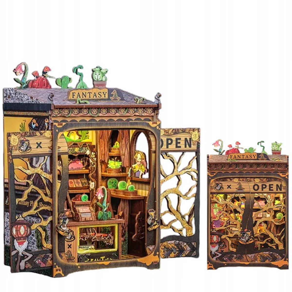 CuteBee Miniatuur Boek Nook - Magische Kruidenier - DIY Huisje