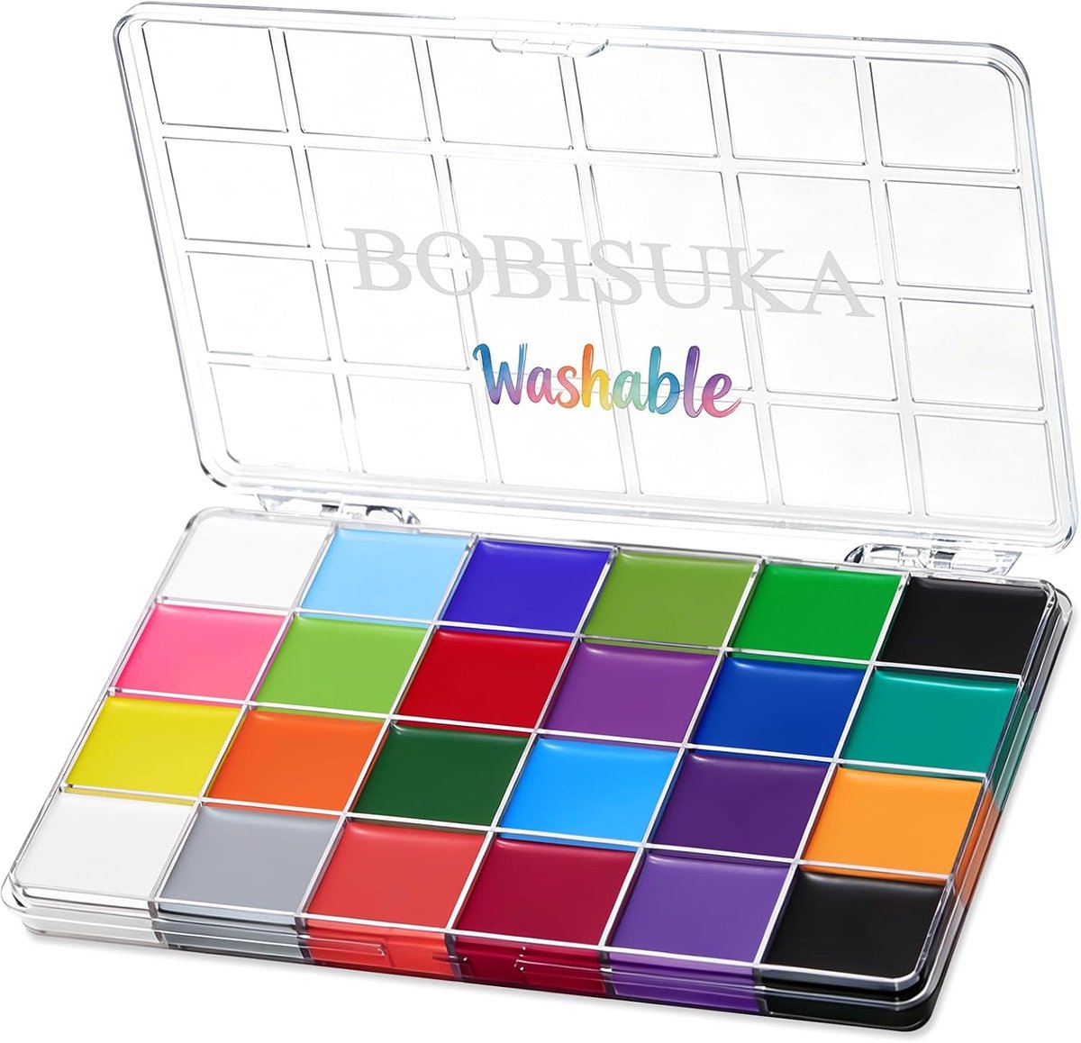 Gezichtsschilder set 24 kleuren - Professionele make-up en lichaamsverf - Waterbasis en niet-toxisch - ShopVlot
