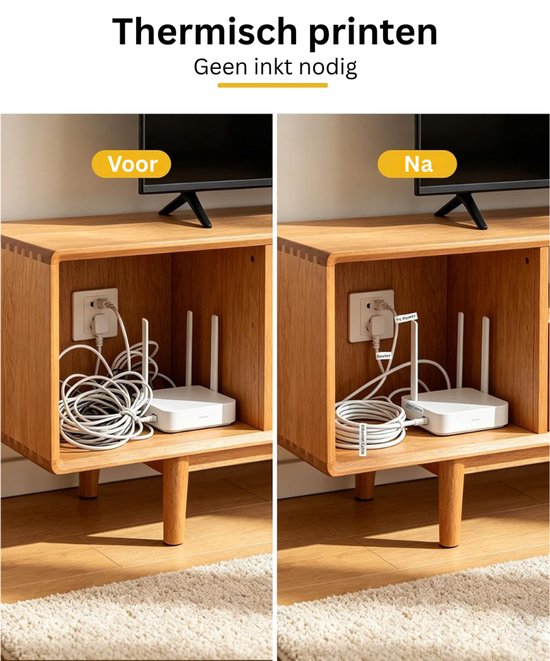 Zavio® Labelmaker - Labelprinter - Lettertang - Labelwriter | bol