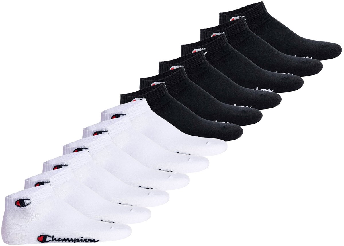 Champion Sokken 43-46 Verpakking van 12 Zwart