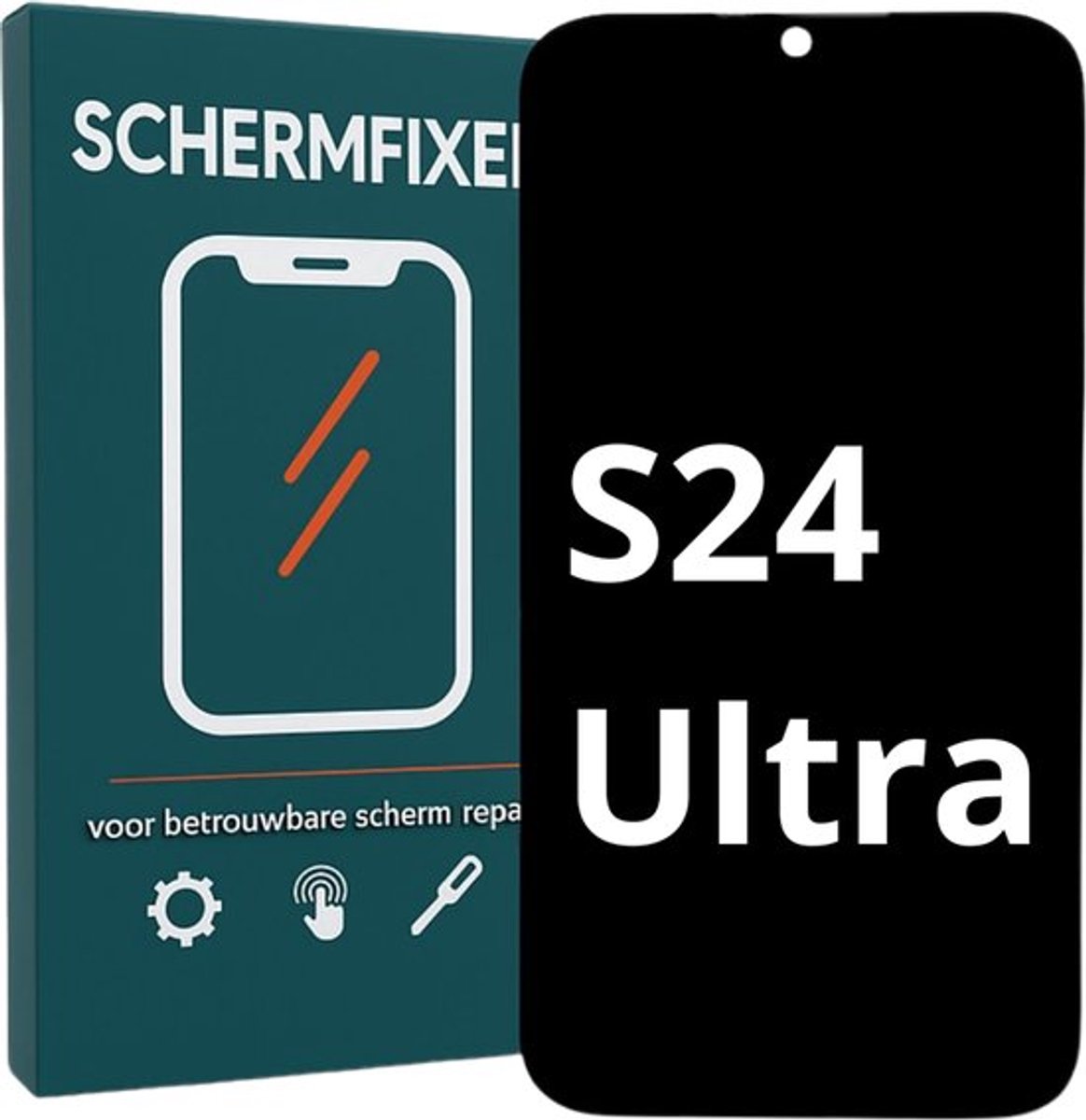 Samsung Galaxy S24 Ultra Scherm met Frame - LCD Display - A+ Kwaliteit - Zwart