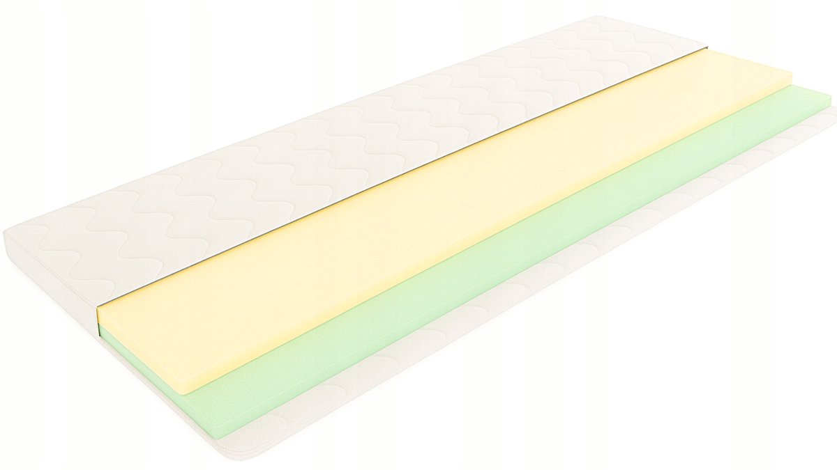 Matras Topper 100x200 cm - Visco & Schuim - 5cm Comfort