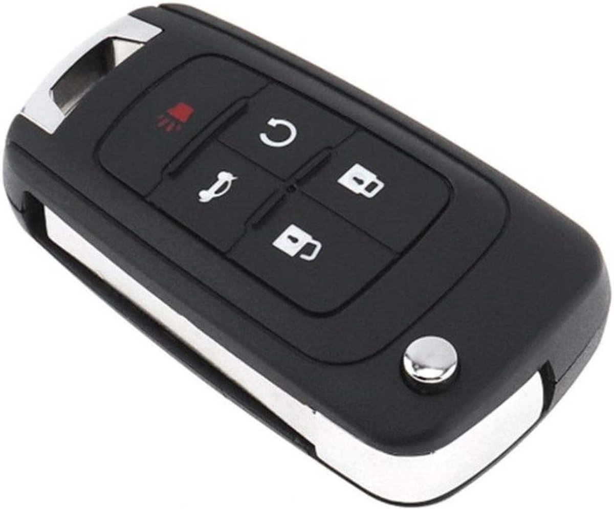 Draadloze sleutelbehuizing - Geschikt voor Chevrolet Buick GMC Vauxhall Opel - 5 toetsen - Zonder elektronica - ShopVlot