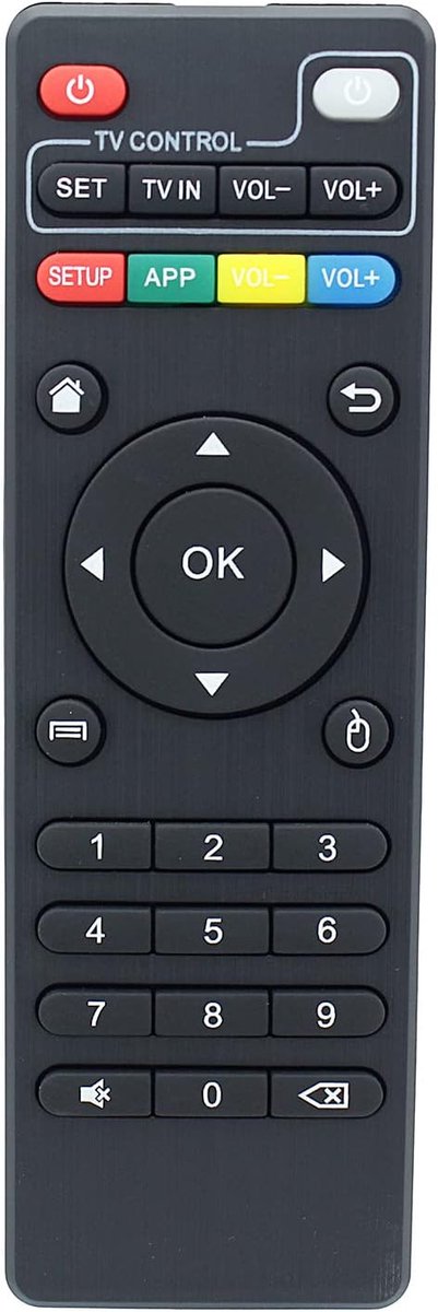 Afstandsbediening MXQ-4K - Vervangend model - Geschikt voor diverse smart tv boxen - Gemakkelijk in gebruik - ShopVlot