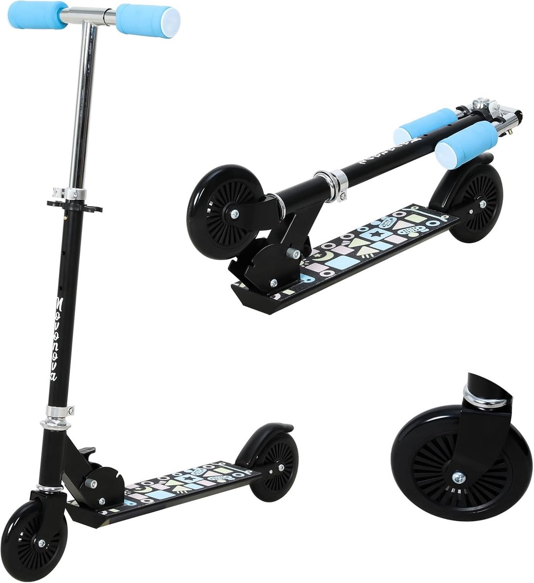 E-scooter voor kinderen tot 50 kg - verstelbare handgreep - versterkt frame - ideaal voor binnen en buiten - ShopVlot
