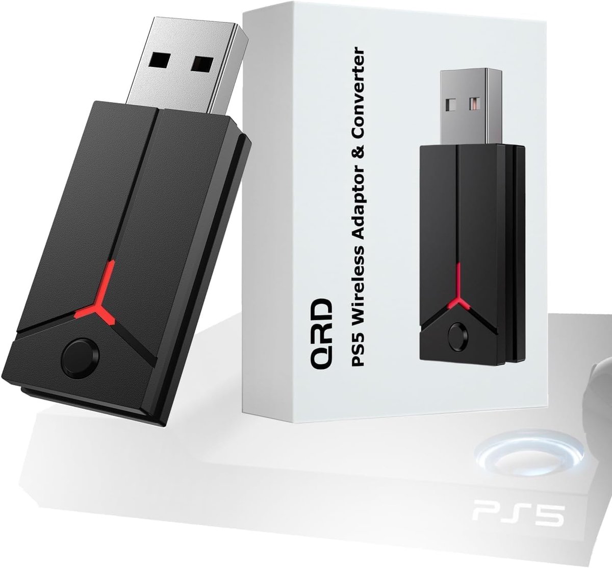 Wireless adapter voor PS5 en PC - 2-in-1 USB converter - Volledige ondersteuning voor controllers - ShopVlot