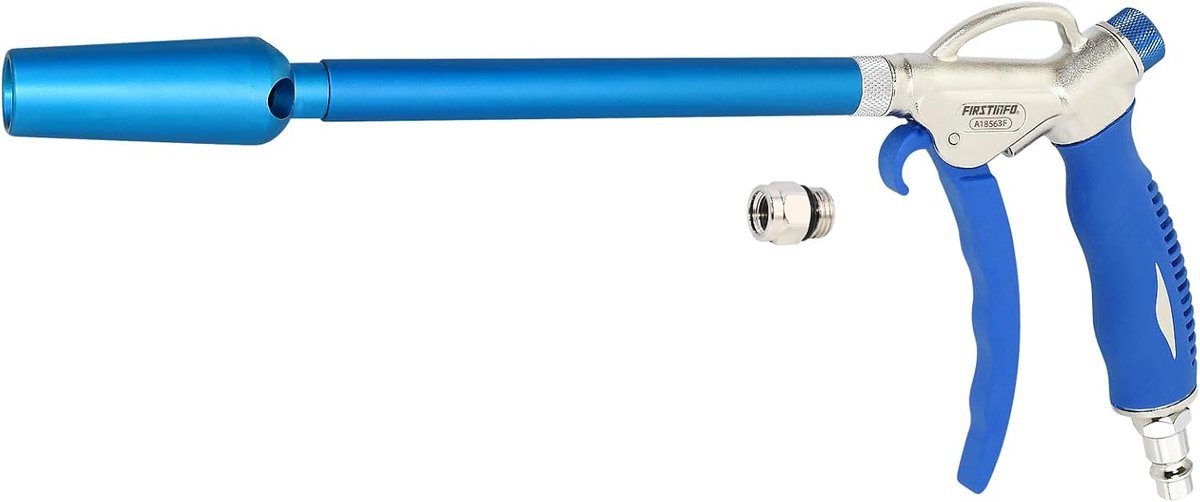 Persluchtpistool hoog volume - mondstuk met hoge doorstroming - antislip handgreep - ideaal voor intensieve reiniging - ShopVlot