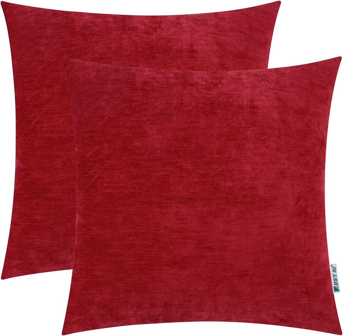 Kussenslopen 50 x 50 cm - Chenille - Zacht en comfortabel - Moderne woondecoratie - ShopVlot