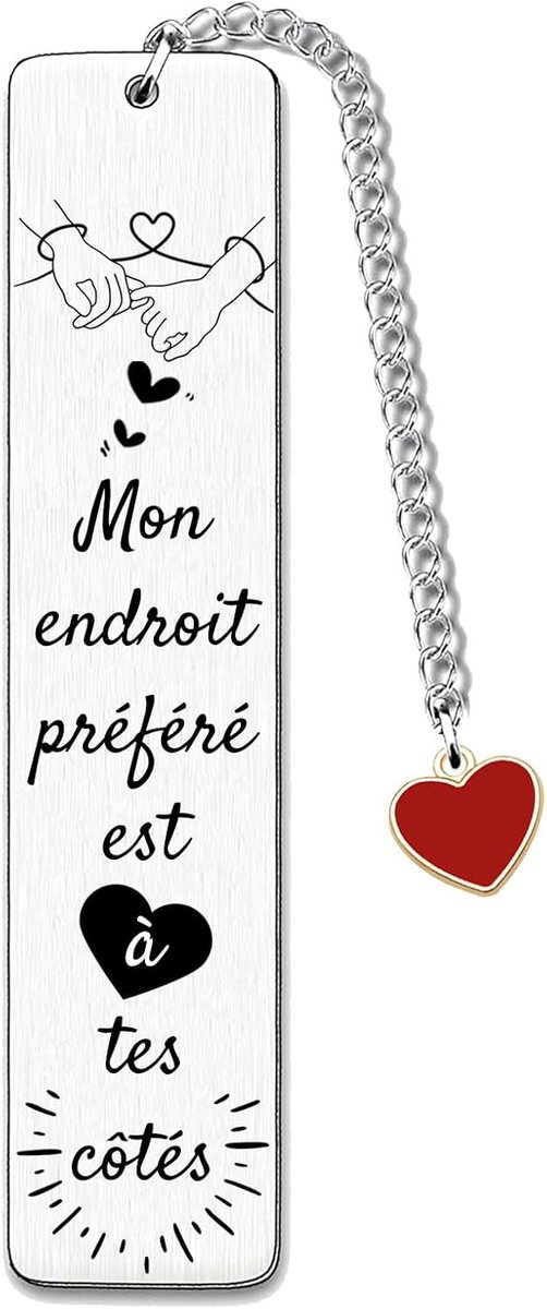 Bladwijzers voor boekenliefhebbers - Roestvrijstaal - Inspirerende citaten - Perfect cadeau voor Valentijnsdag - ShopVlot