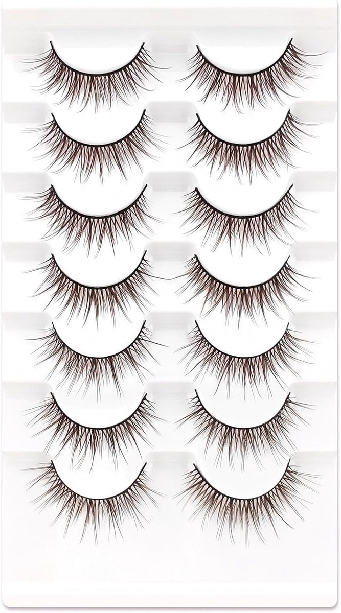 Valse Wimpers 3D Bruin - Cat Eye Effect - Natuurlijk Uiterlijk - Herbruikbaar - ShopVlot