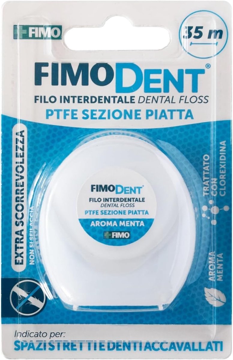 Tandzijde 35 m - PTFE plat - extra glijdend - ideaal voor nauwe ruimtes - ShopVlot
