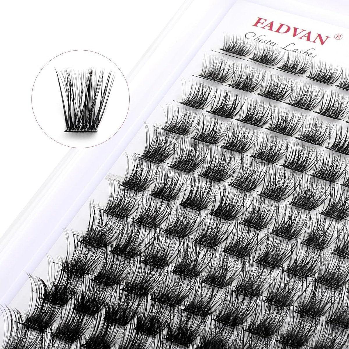 Wimperextensions Cluster 0.07D Curl Mix 8-16mm - Handgemaakt - Duurzaam en volumineus - ShopVlot