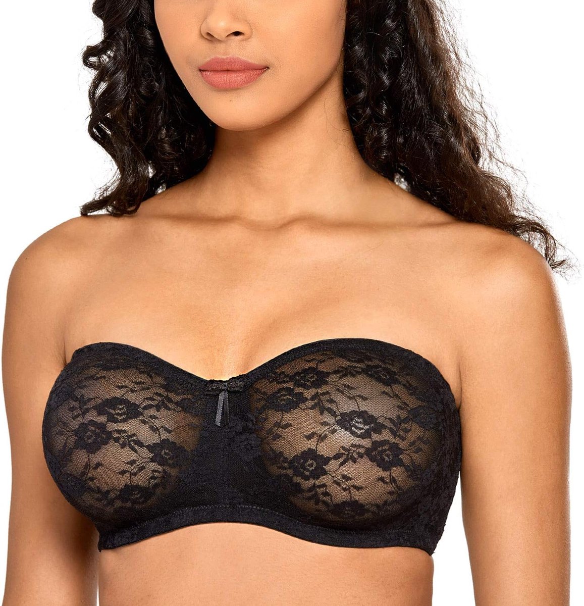 Strapless kanten bh - unlined - transparant - comfortabel voor onder kleding - ShopVlot