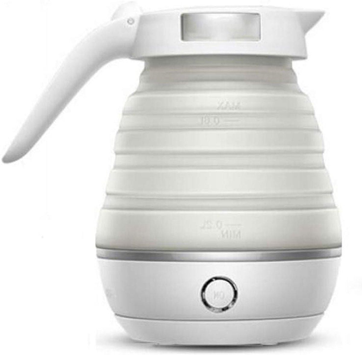 Opvouwbare Waterkoker - Reis Waterkoker Draagbaar - Snel Water Koken - Compact Opvouwbaar Ontwerp - 06 Liter - Wit