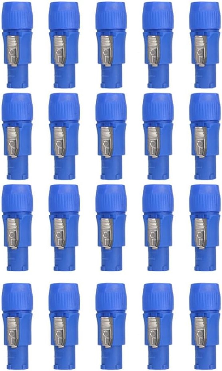 3 Pin AC Powercon Stekkers - 20A 250V - Lockbaar - Ideaal voor podiumverlichting - ShopVlot