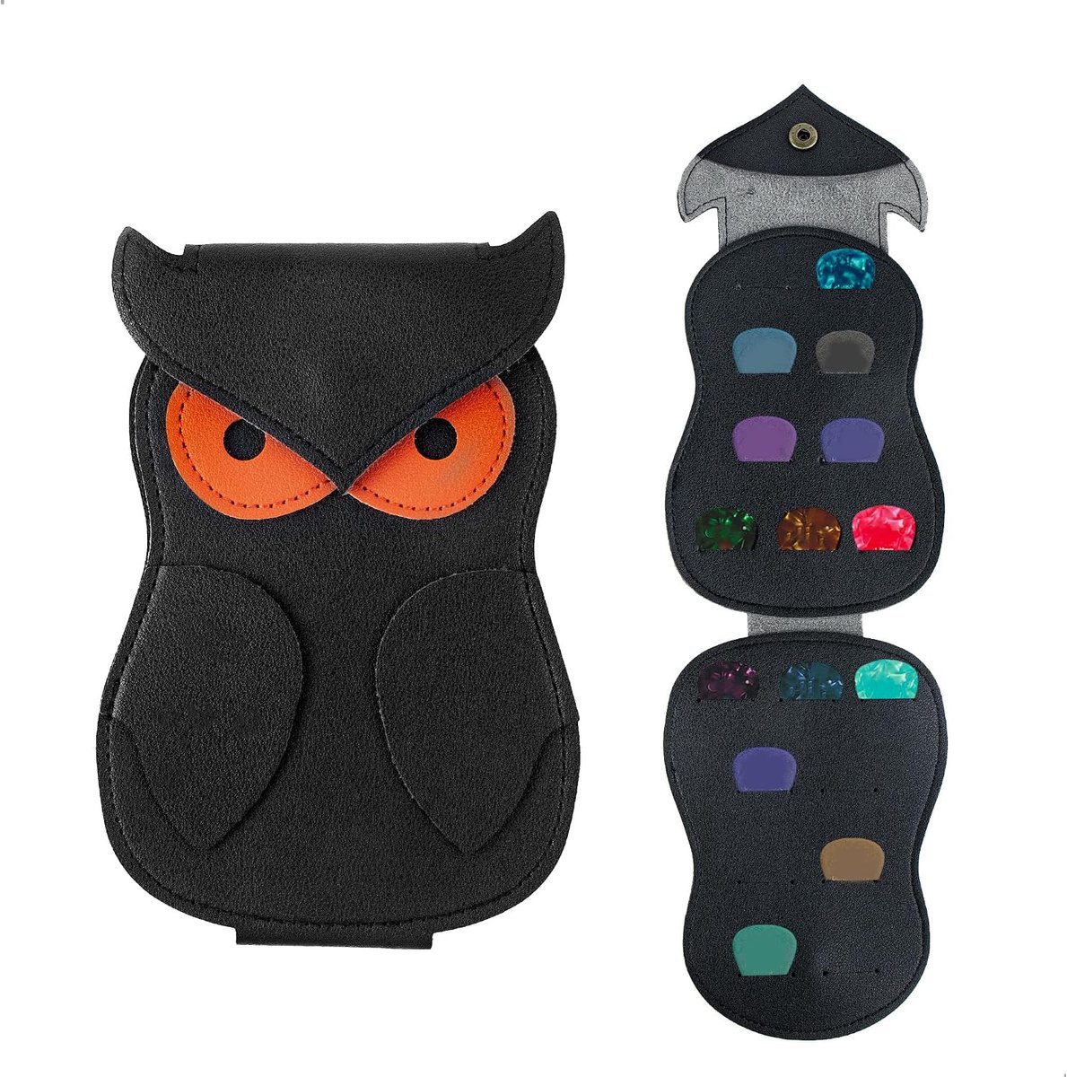 Gitaar plectrumhouder - Uilvormig - 18 slots - Ideaal voor ordenen en opslag - ShopVlot