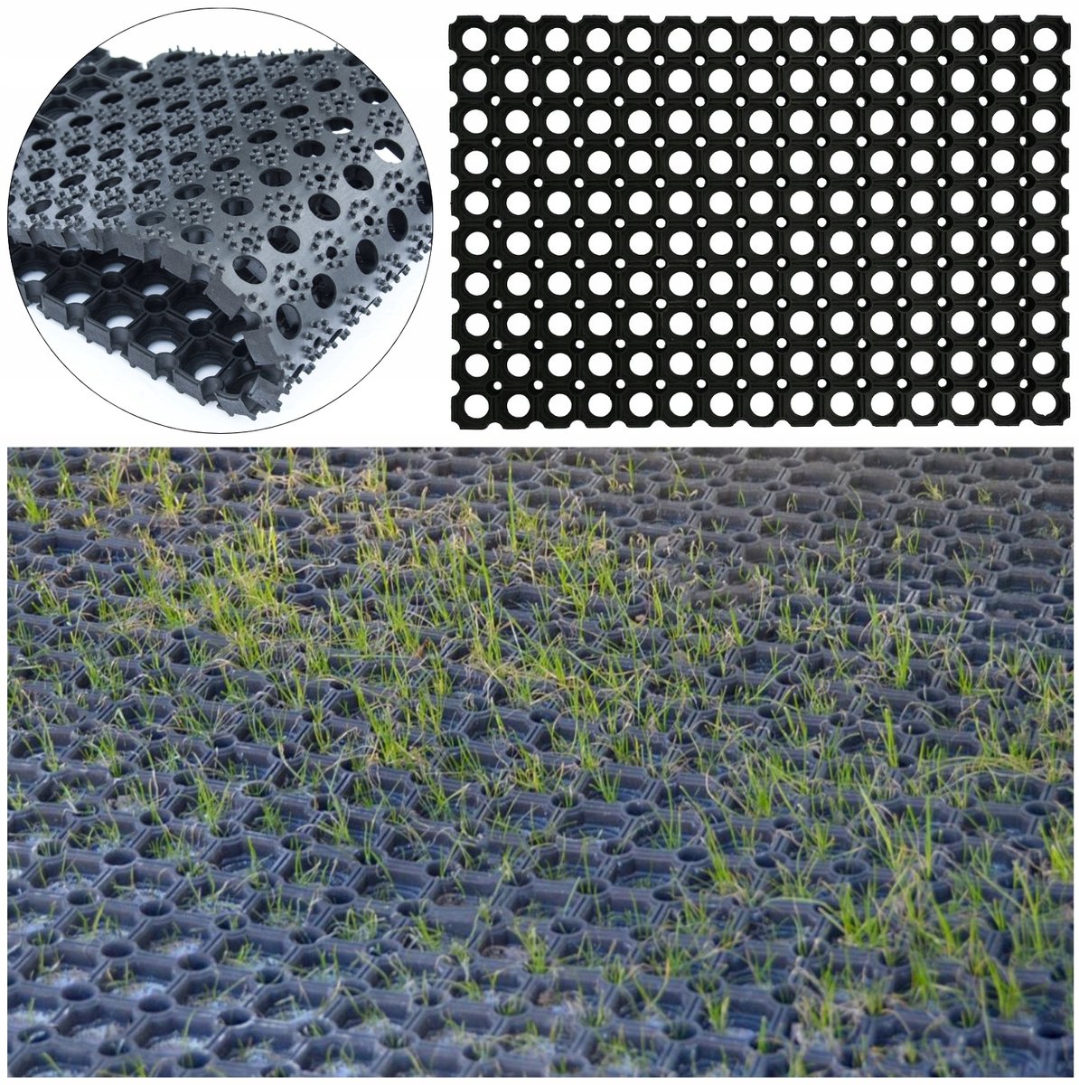 Merkloos Veiligheidsmat Speeltuin 50x100cm - Antisliprubber