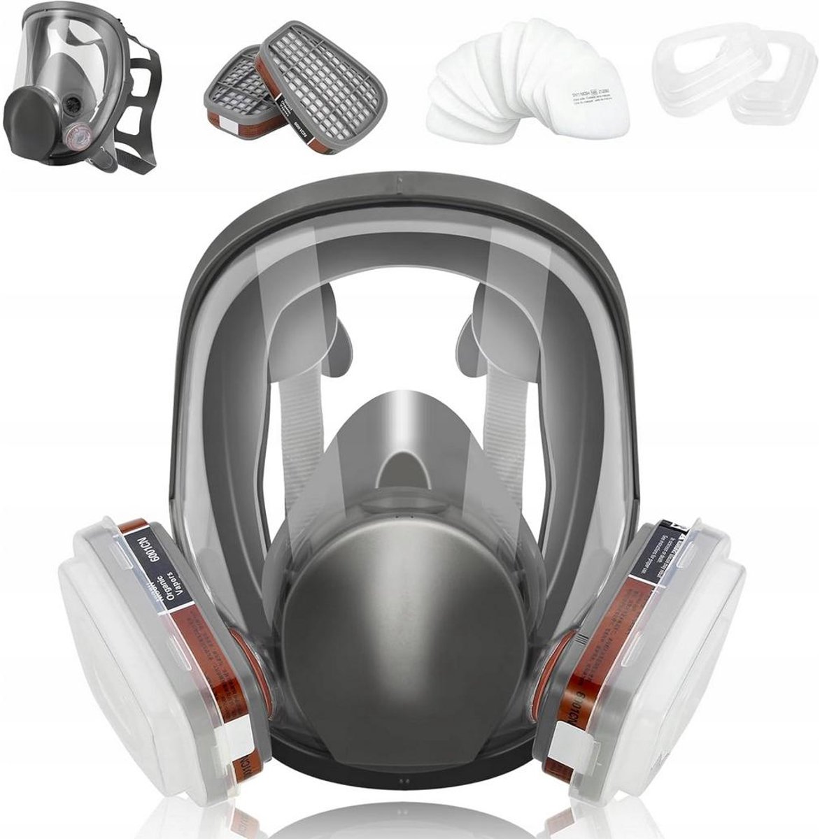 Merkloos Beschermend Stofmasker met Koolstof- en Katoenfilters