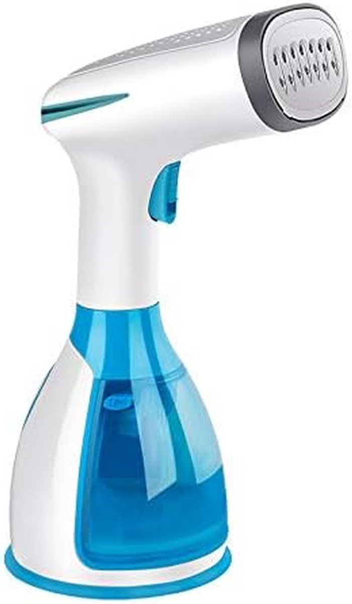 Draagbare Kledingstomer - Stoomstrijkijzer Reisstomer - Kreukels Verwijderen - Krachtige Continue Stoom - 280 ml - Blauw