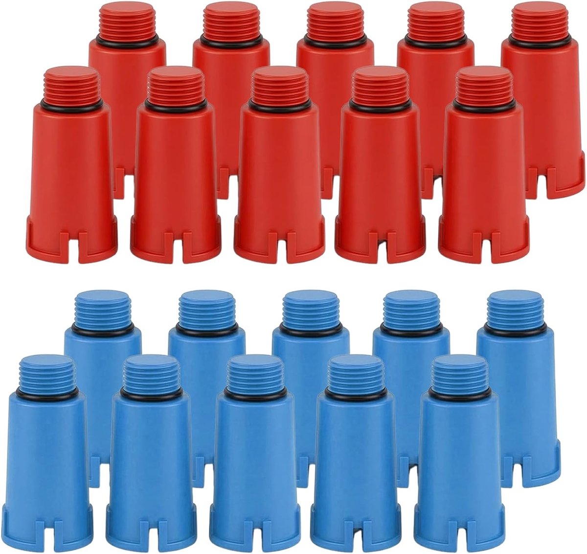 20 stuks waterleiding-bouwstoppen, 1/2 inch, bouwstoppen set, stops 1/2 inch, blinde stop, verzegeling, drukstop - SnelShoppen