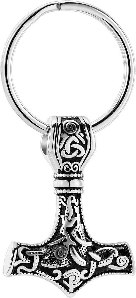 Thor Hamer Crematie Sieraden voor As voor Vrouwen Mannen Roestvrij Staal Keltische Knoop Urn Ketting Hanger voor Ashes Houder Keepsake
