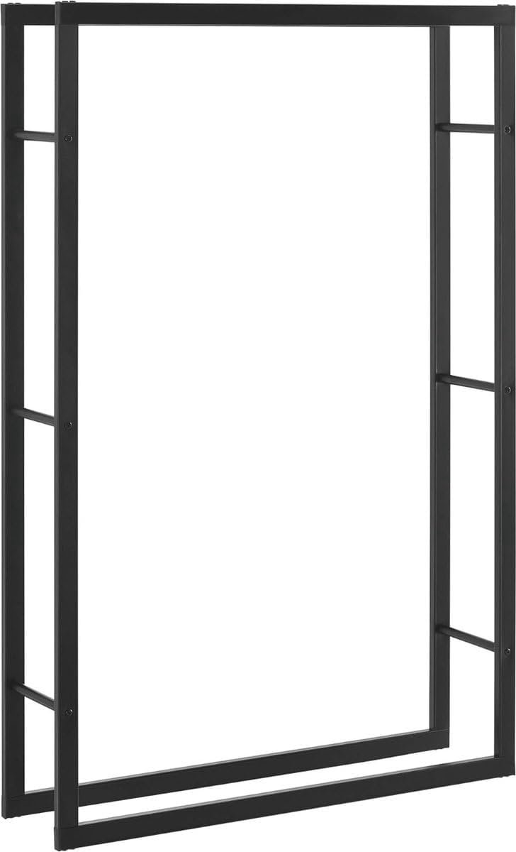 Houtopslag Rack 150 x 100 cm - Stabiel metaal - Waterdicht en brandwerend - Ideaal voor binnen en buiten - SnelShoppen