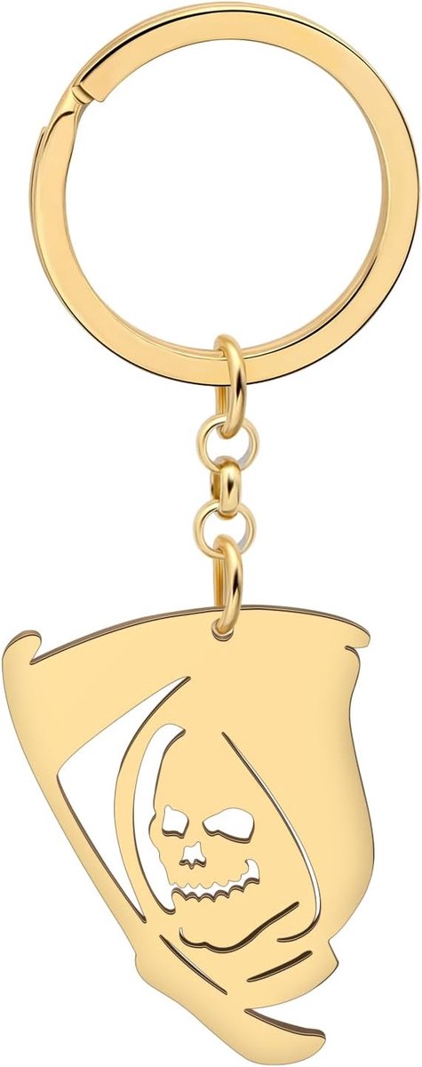 Rvs Nieuwigheid Magere Hein Sleutelhanger Auto Rugzak Sleutelhanger Raar Festival Sieraden Voor Vrouwen Geschenken