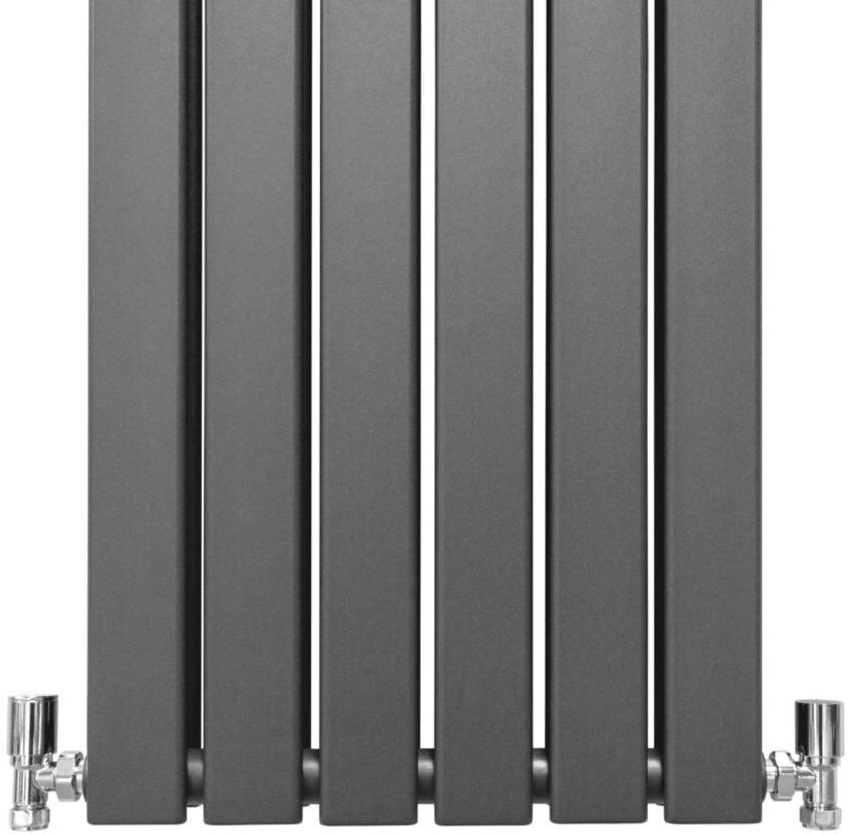 Designer Radiator 160 x 42 cm - Modern Anthraciet Grijs - Verticale Kolom - Ideaal voor Woonkamer en Badkamer - SnelShoppen