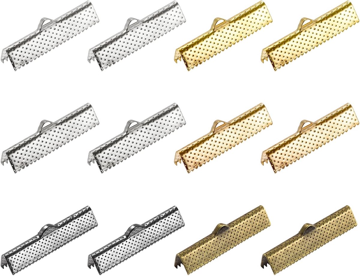 sourcing map 60 stuks tape krimpklemmen 30 mm bladwijzer klemkabelsluitingen voor doe-het-zelf knutselen 6 verschillende kleuren