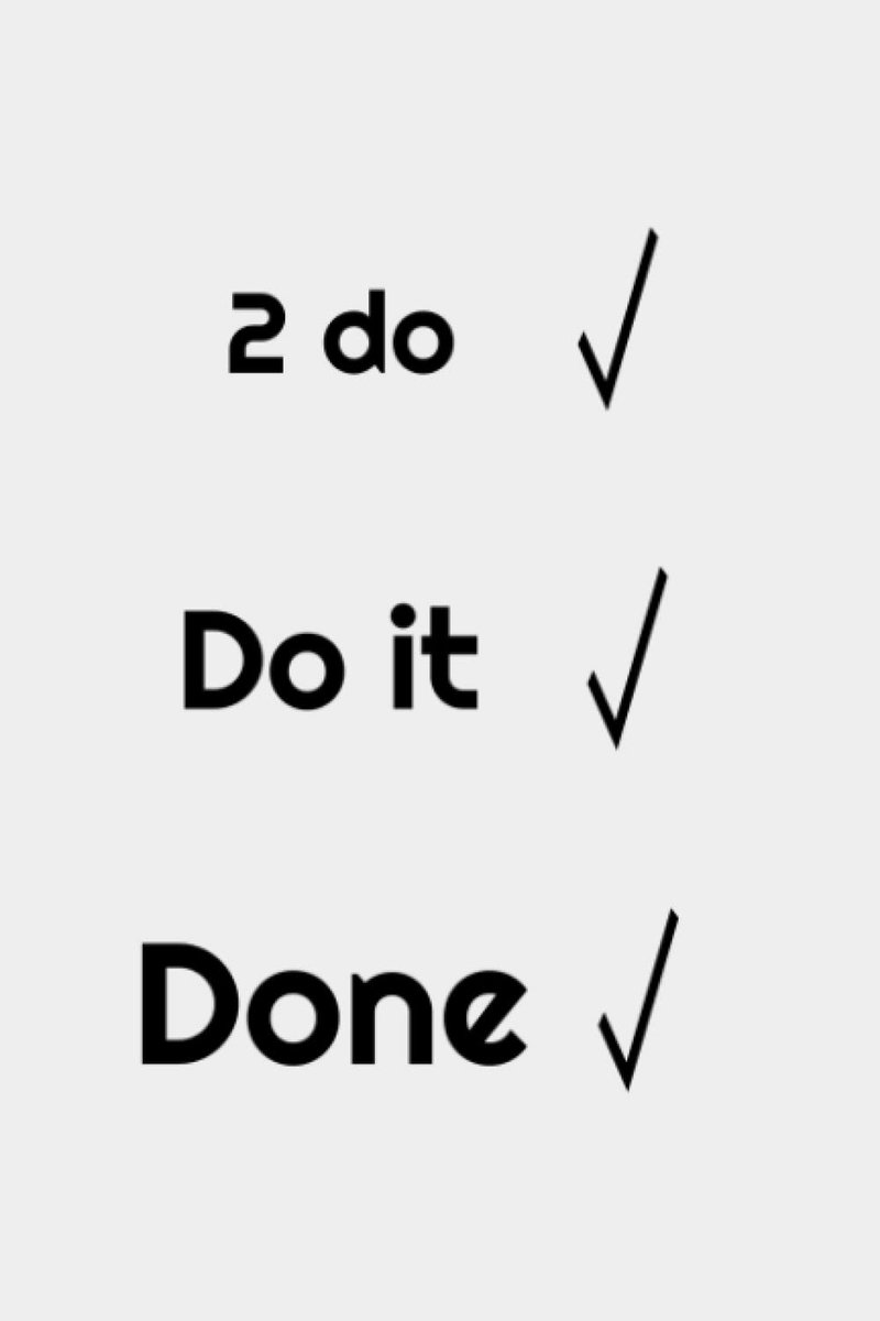 2 do - do it - done: Notebook