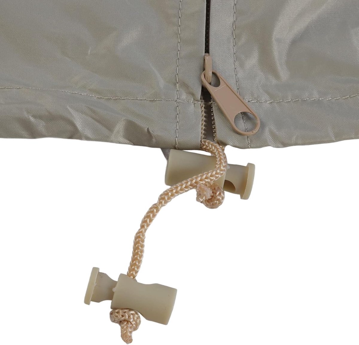 Tafeltennishoes - Beschermhoes Tafeltennis - Tafel Beschermen - Ritssluiting - 155 x 75 x 144 cm - Beige